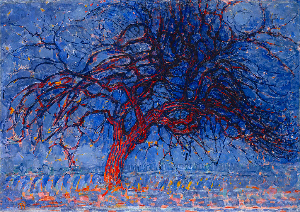 Avond (Evening): The Red Tree in Detail Piet Mondrian